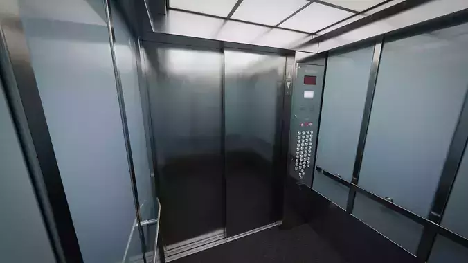 Real-time Elevator Cab Interior 02