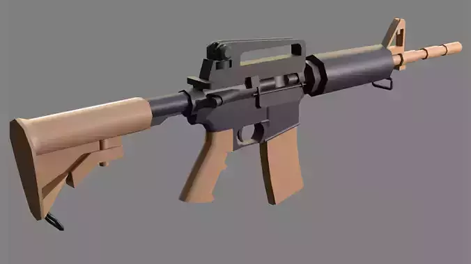 M4A1 Carbine Stylized Gun