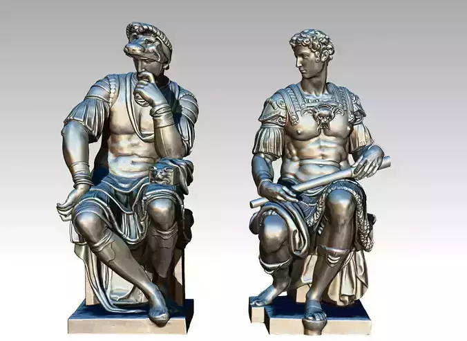MICHELANGELO giovanni e lorenzo de medici 