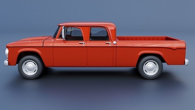 Dodge D200 1967 3D print model 6
