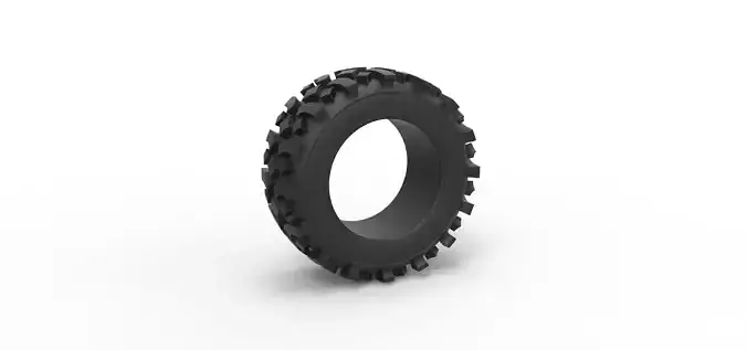 Offroad tire 105 Scale 1 to 25