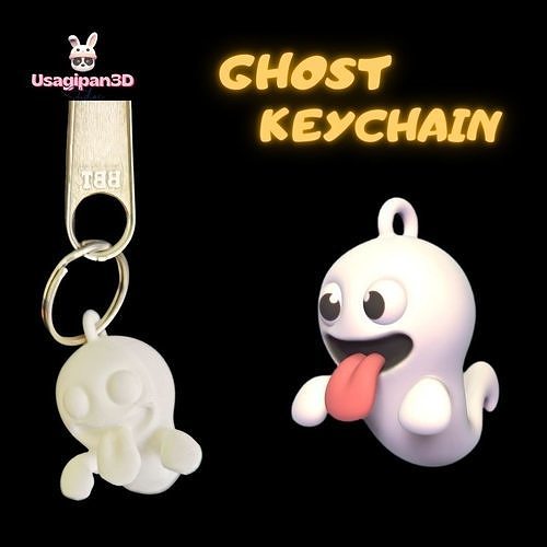 Ghost Keychain 3D print model