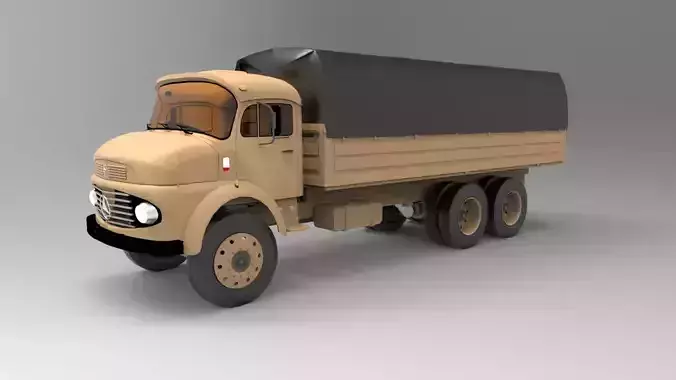 Old Mercedes Benz  Truck 