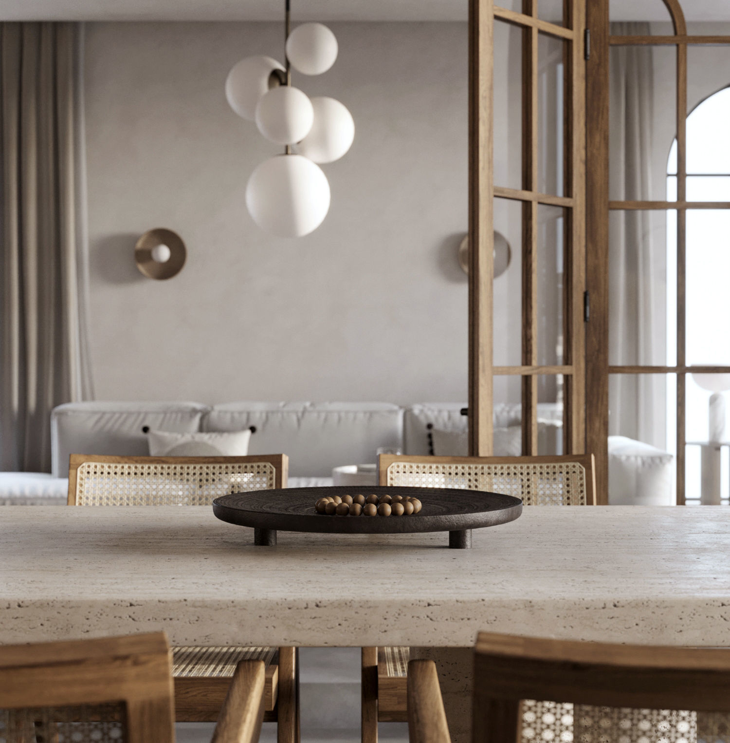 Scene of Fully Furnished Interior for 3dsMax in Corona Render   3D model_12