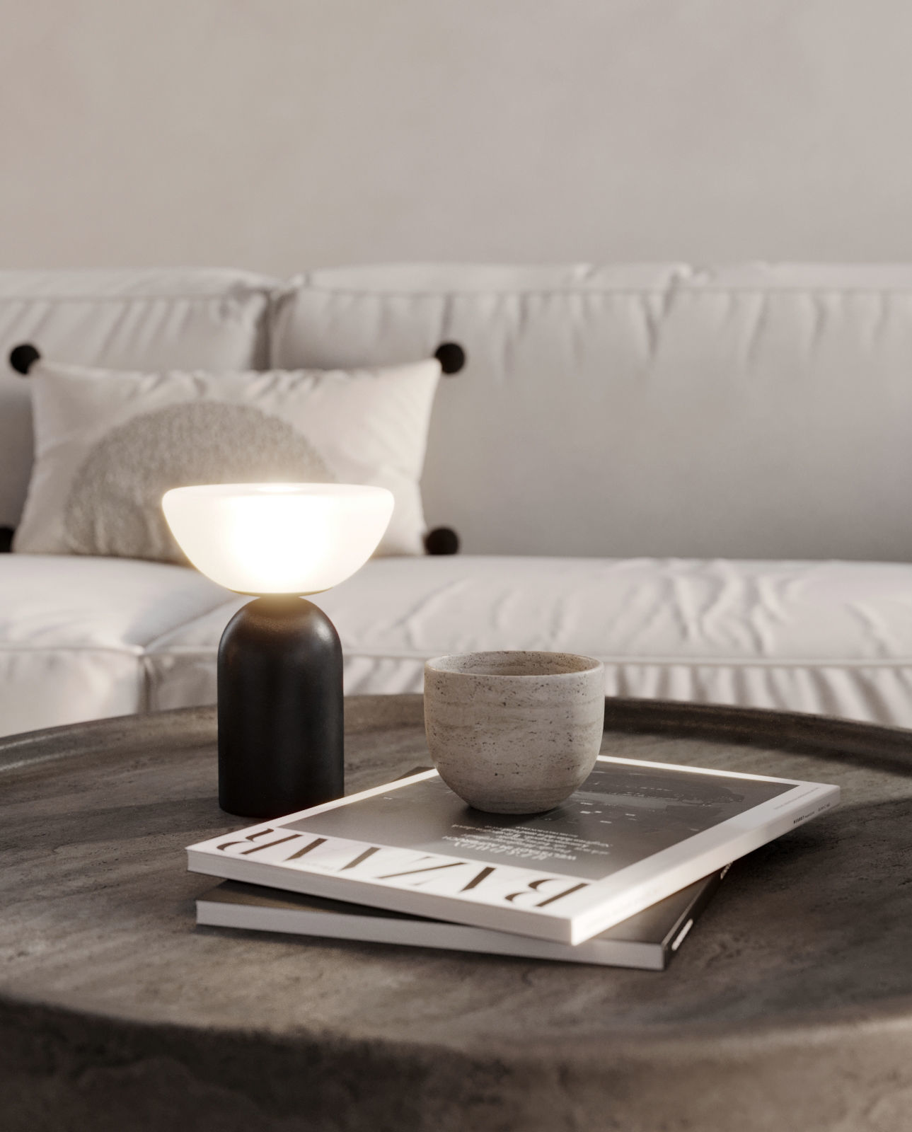 Scene of Fully Furnished Interior for 3dsMax in Corona Render   3D model_10