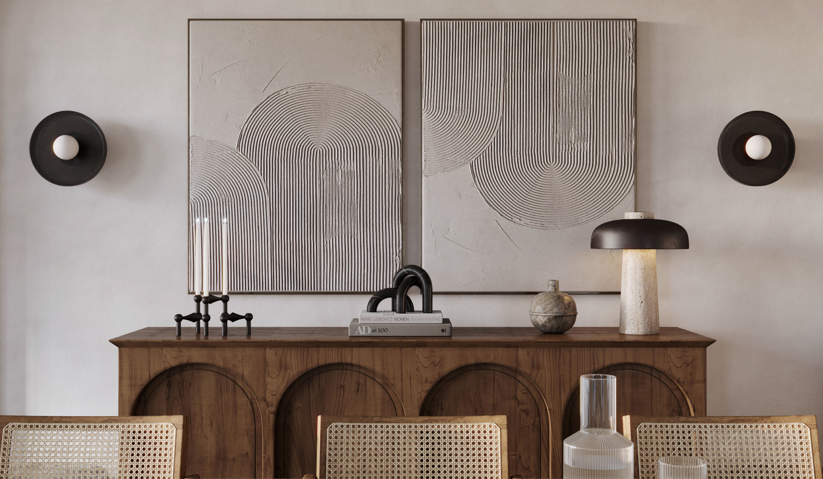 Scene of Fully Furnished Interior for 3dsMax in Corona Render   3D model_11