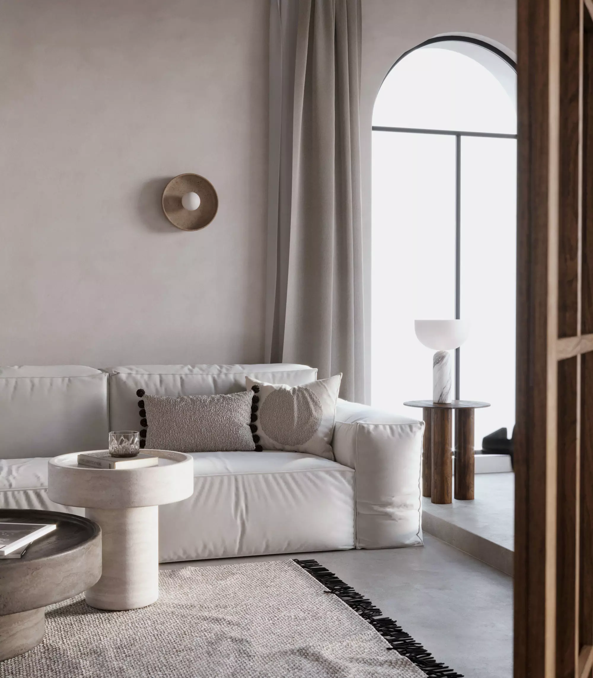 Scene of Fully Furnished Interior for 3dsMax in Corona Render   3D model_0