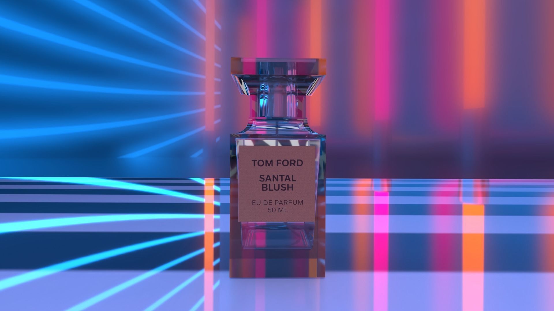 TF TomFod Perfume bootle candle and box 3D print model_4