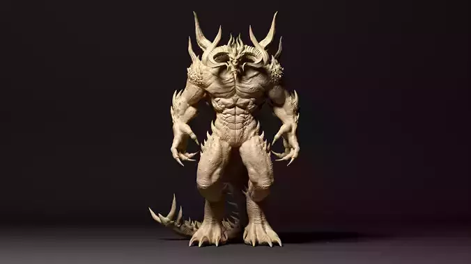 Diablo from Diablo 2 Resurected 3D Print Model 3D print model