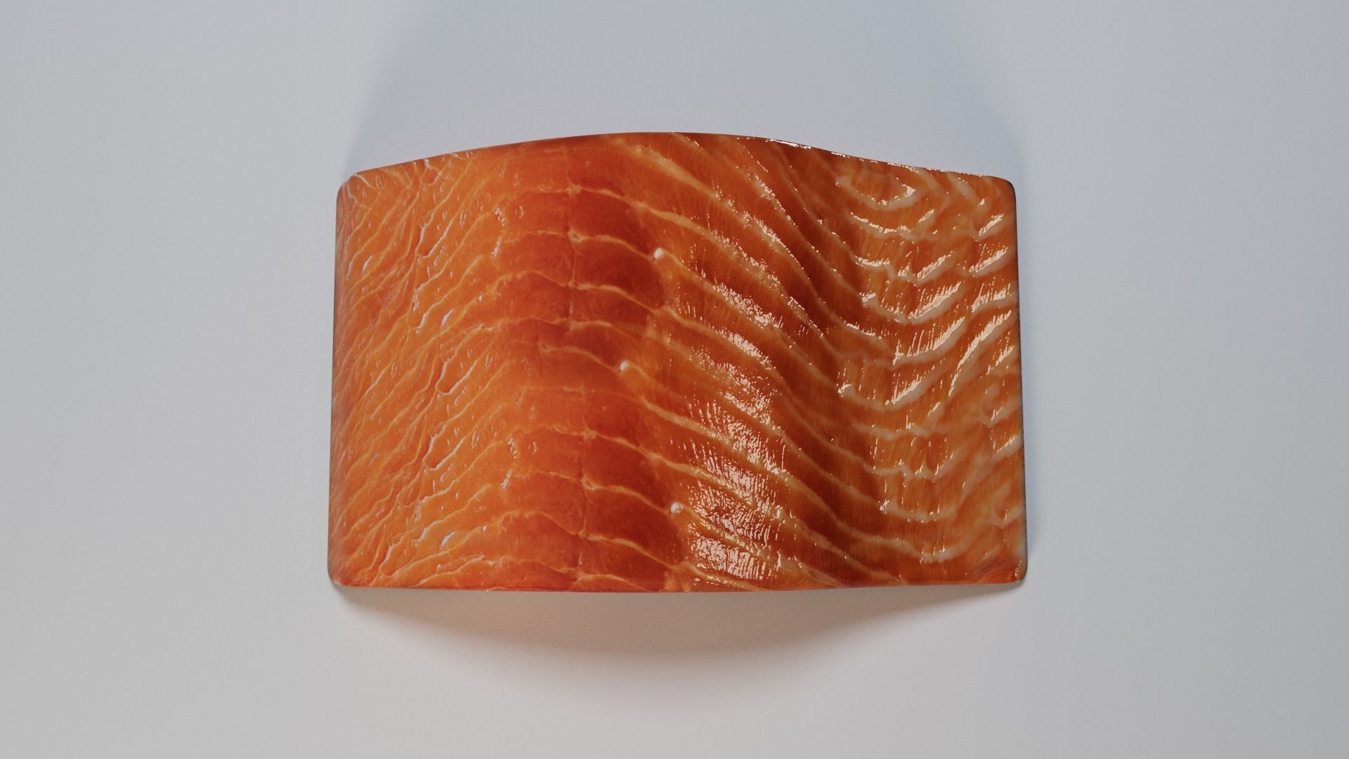 Salmon Fillet 3D model_2