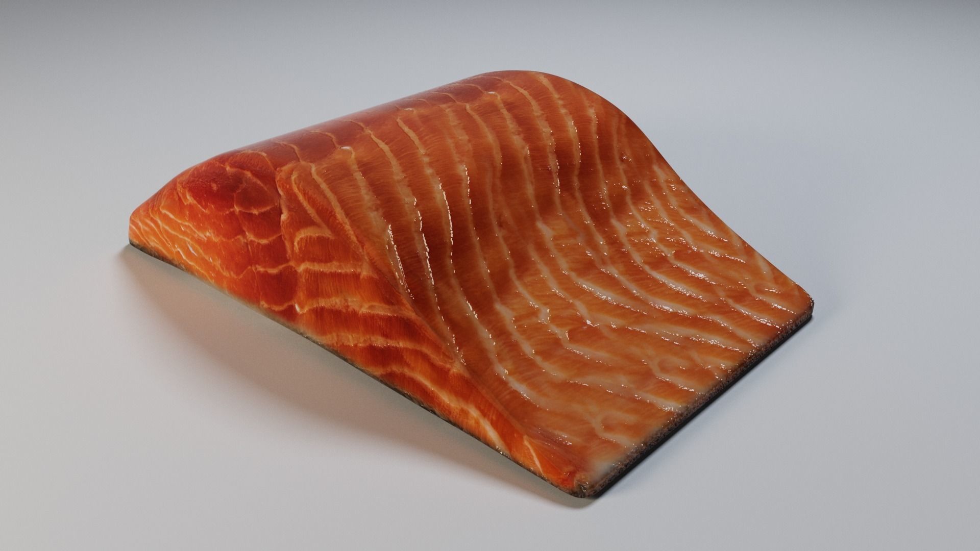 Salmon Fillet 3D model_1