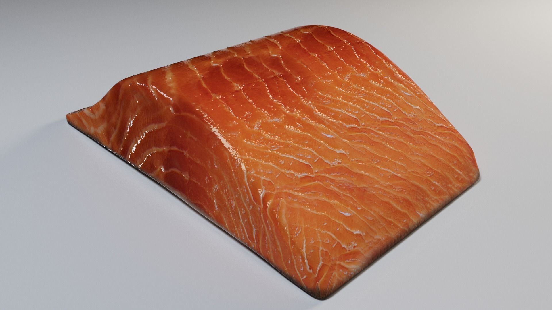 Salmon Fillet 3D model_3