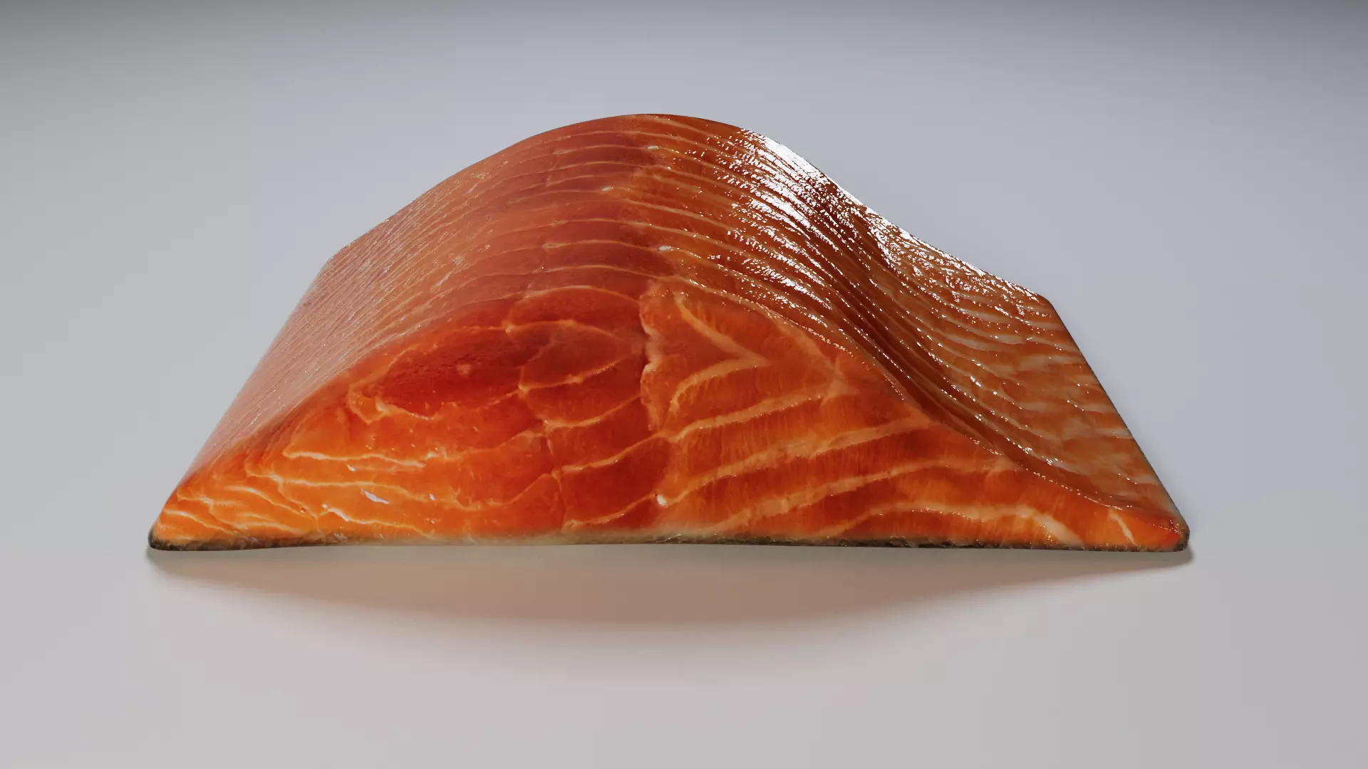 Salmon Fillet 3D model_0