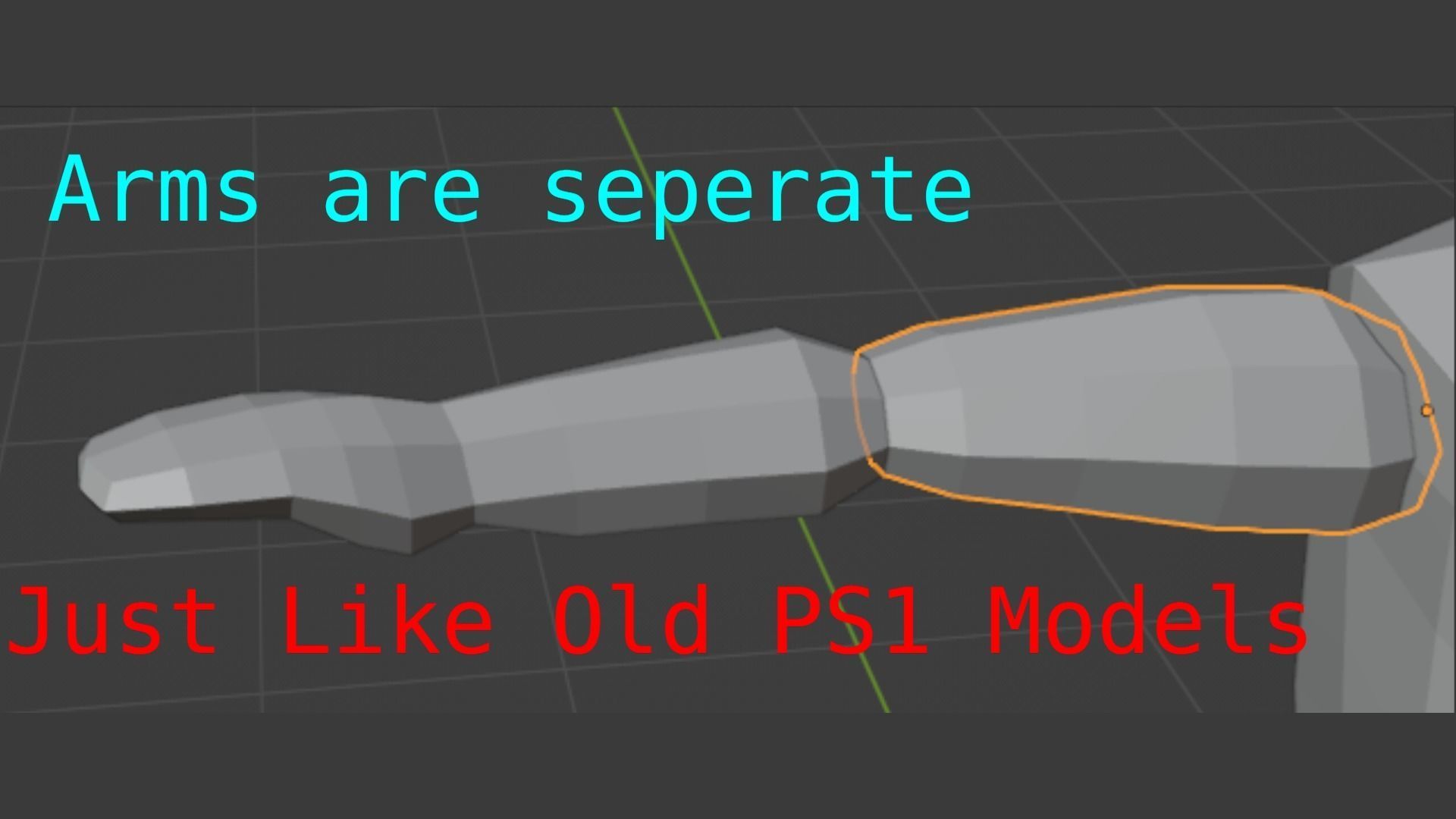 PS1 Humanoid Base Model Free low-poly 3D model_1