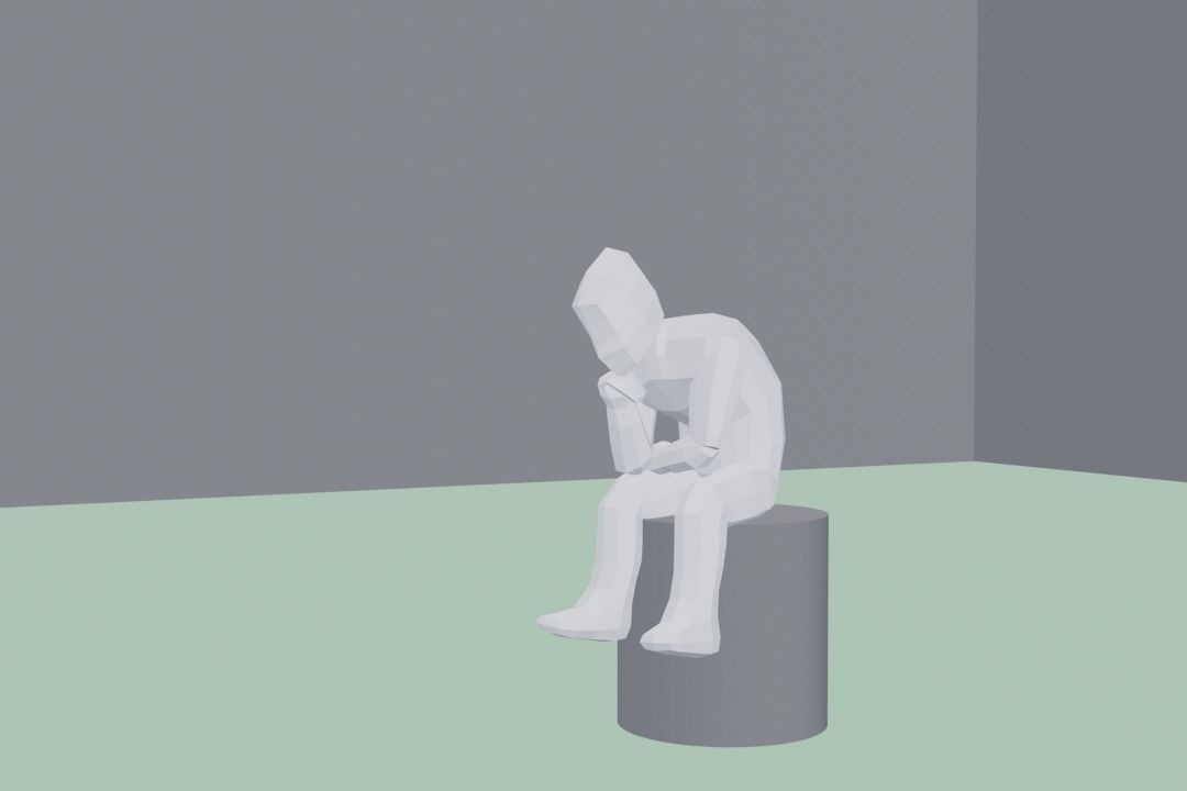 PS1 Humanoid Base Model Free low-poly 3D model_2