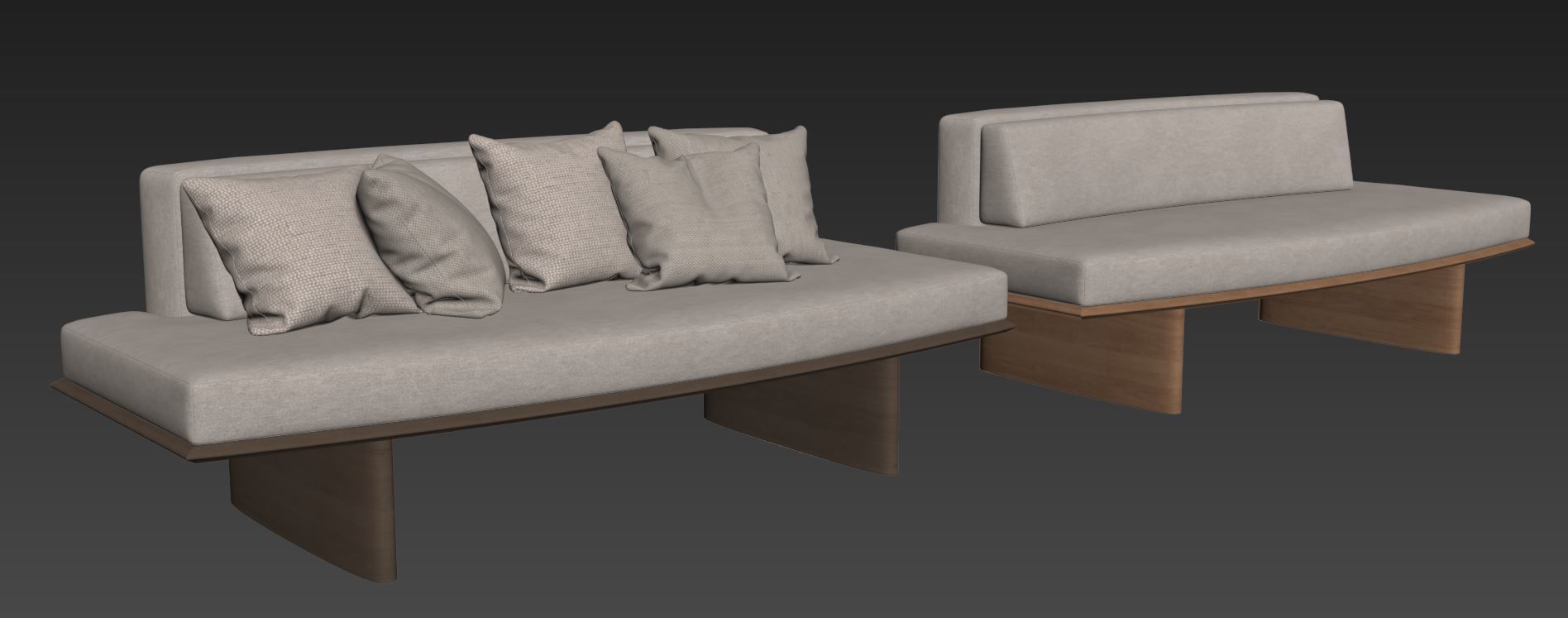 Paul Sofa by Pierre Yovanovitch 3D model_8