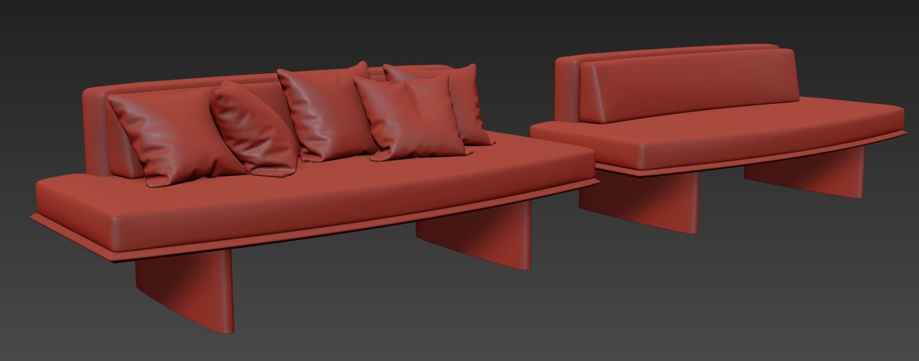 Paul Sofa by Pierre Yovanovitch 3D model_9