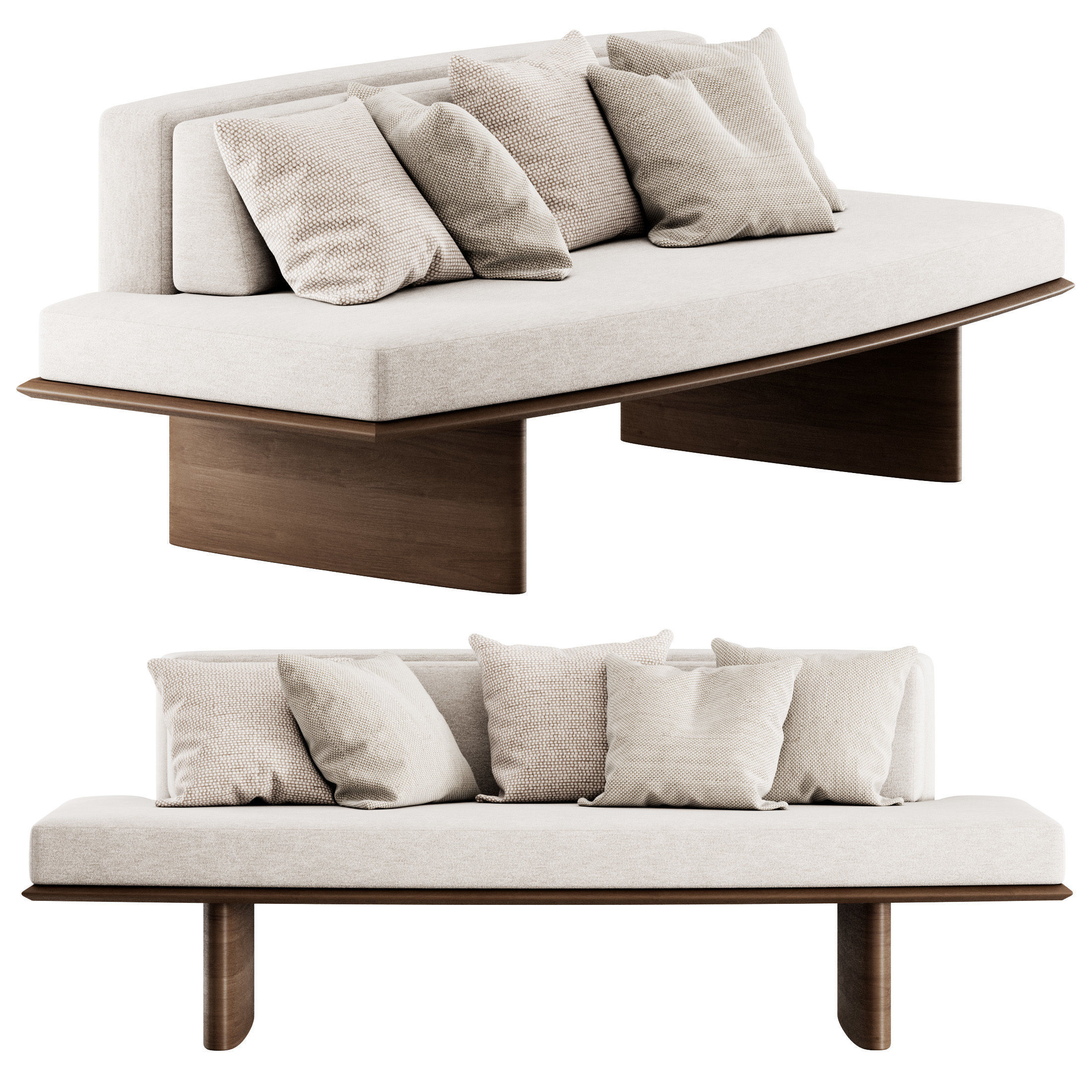 Paul Sofa by Pierre Yovanovitch 3D model_1