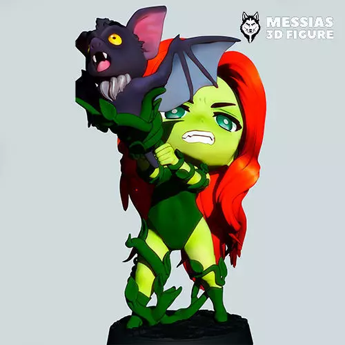 Chibi Poison Ivy 3D print model