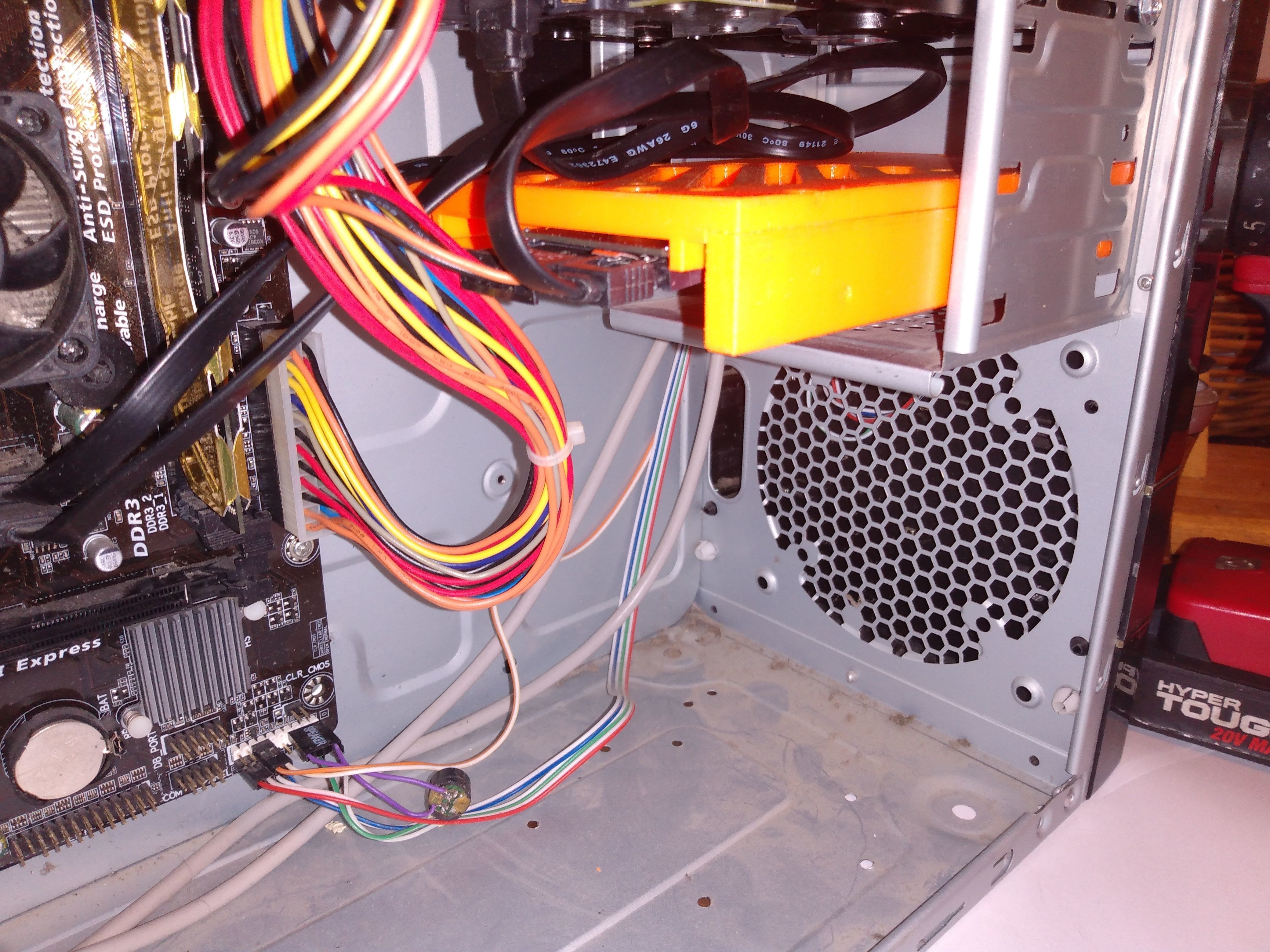 M 2 SSD to 2 and a half inch drive adapter caddy 3D print model_6