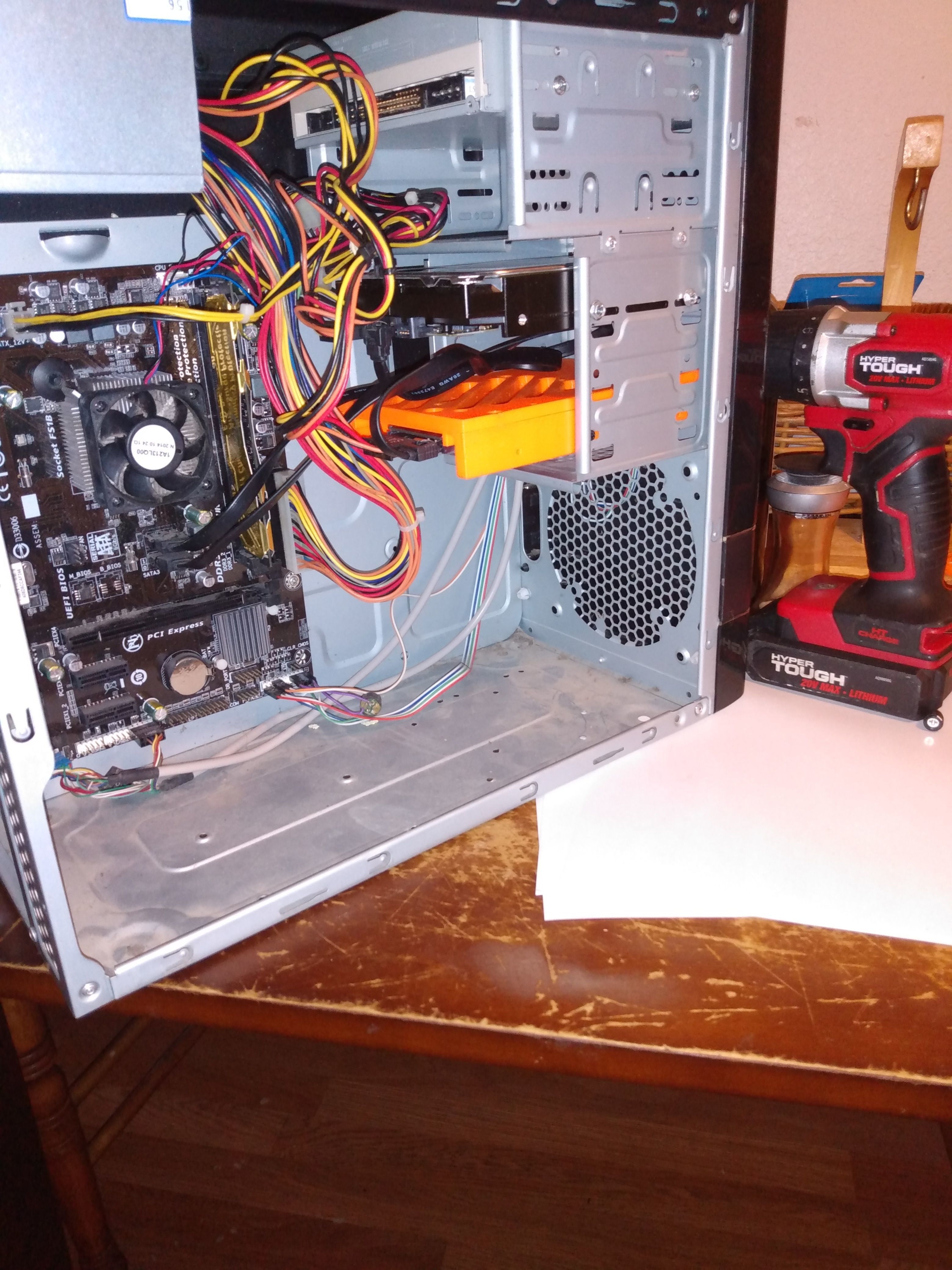 M 2 SSD to 2 and a half inch drive adapter caddy 3D print model_4