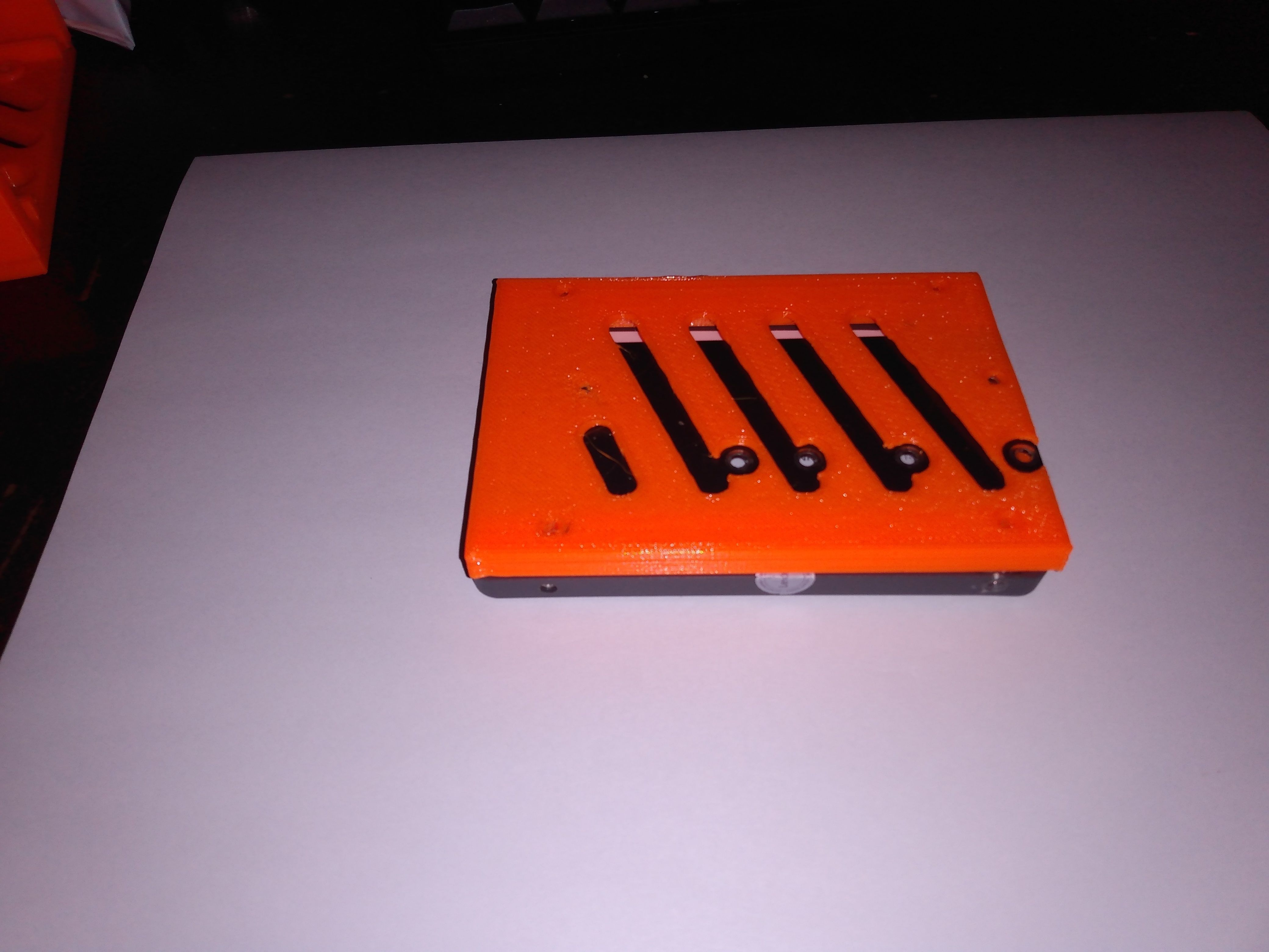 M 2 SSD to 2 and a half inch drive adapter caddy 3D print model_3