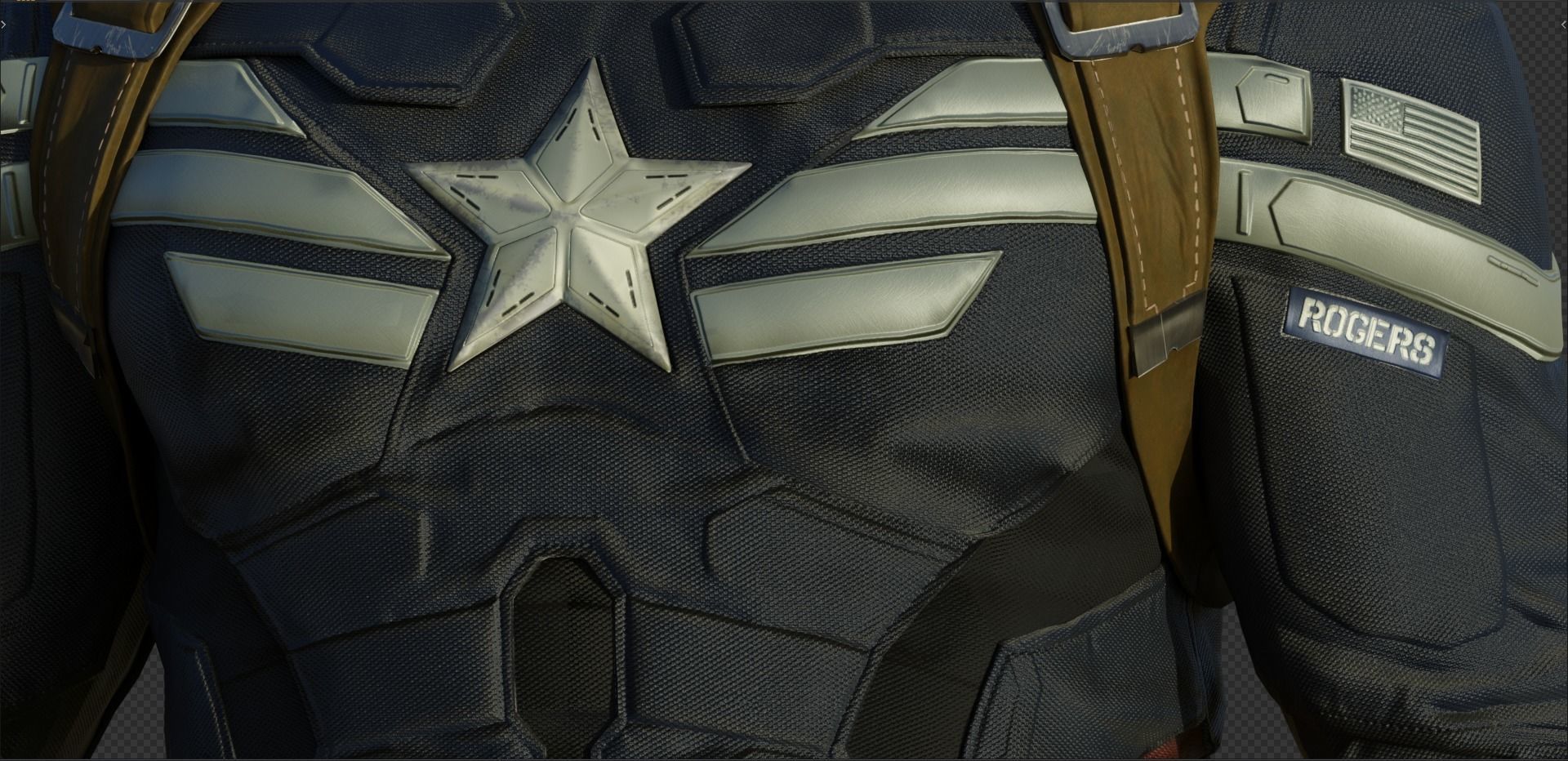 Captain America Steve Rogers from CA and the Winter Soldier 3D model_20