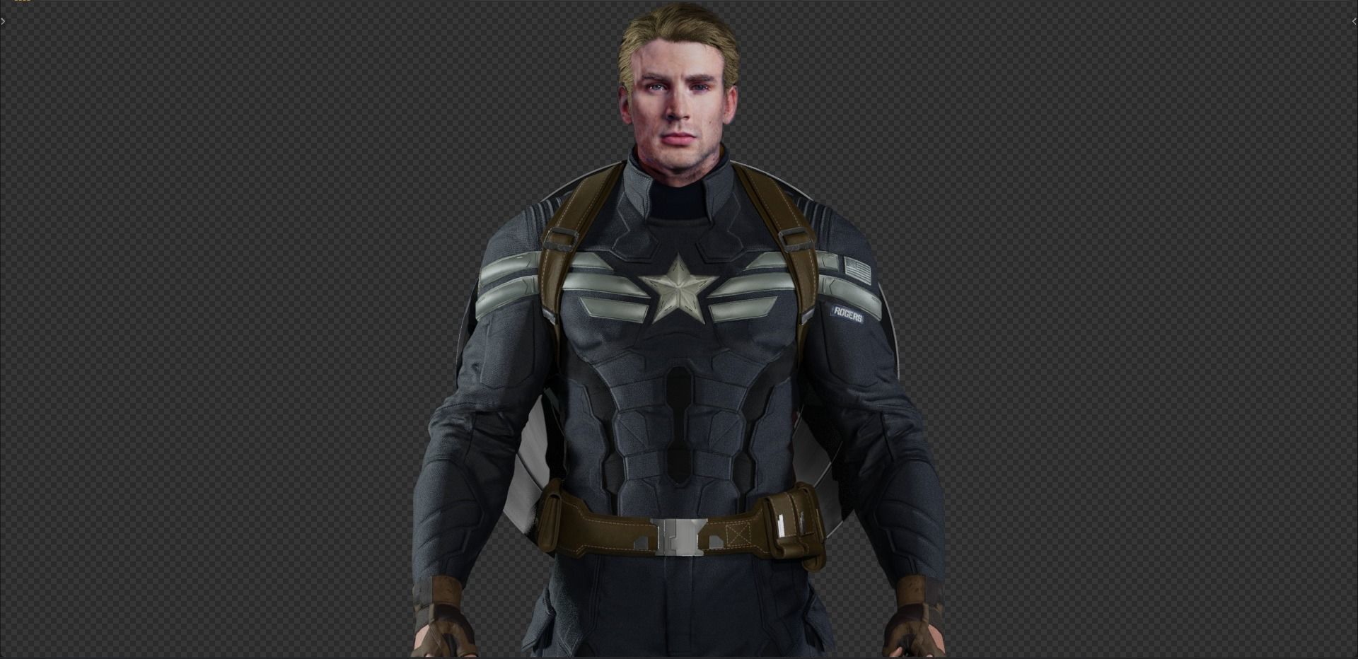 Captain America Steve Rogers from CA and the Winter Soldier 3D model_9