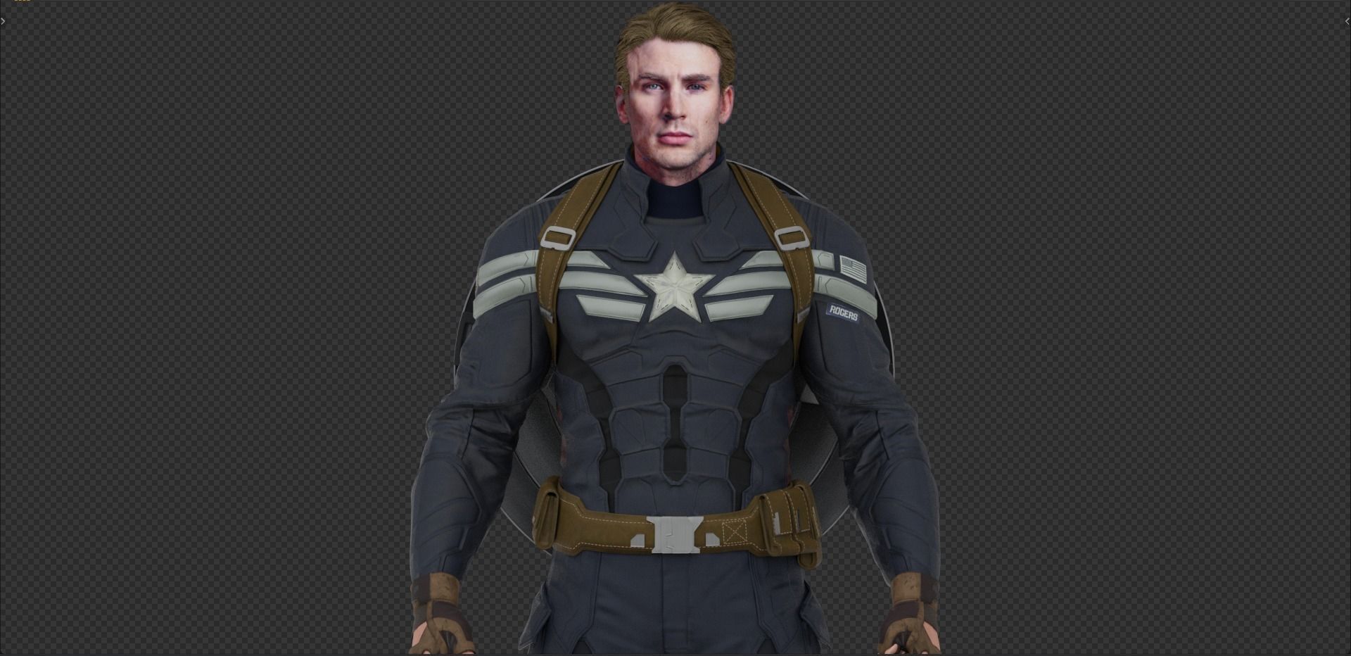 Captain America Steve Rogers from CA and the Winter Soldier 3D model_8