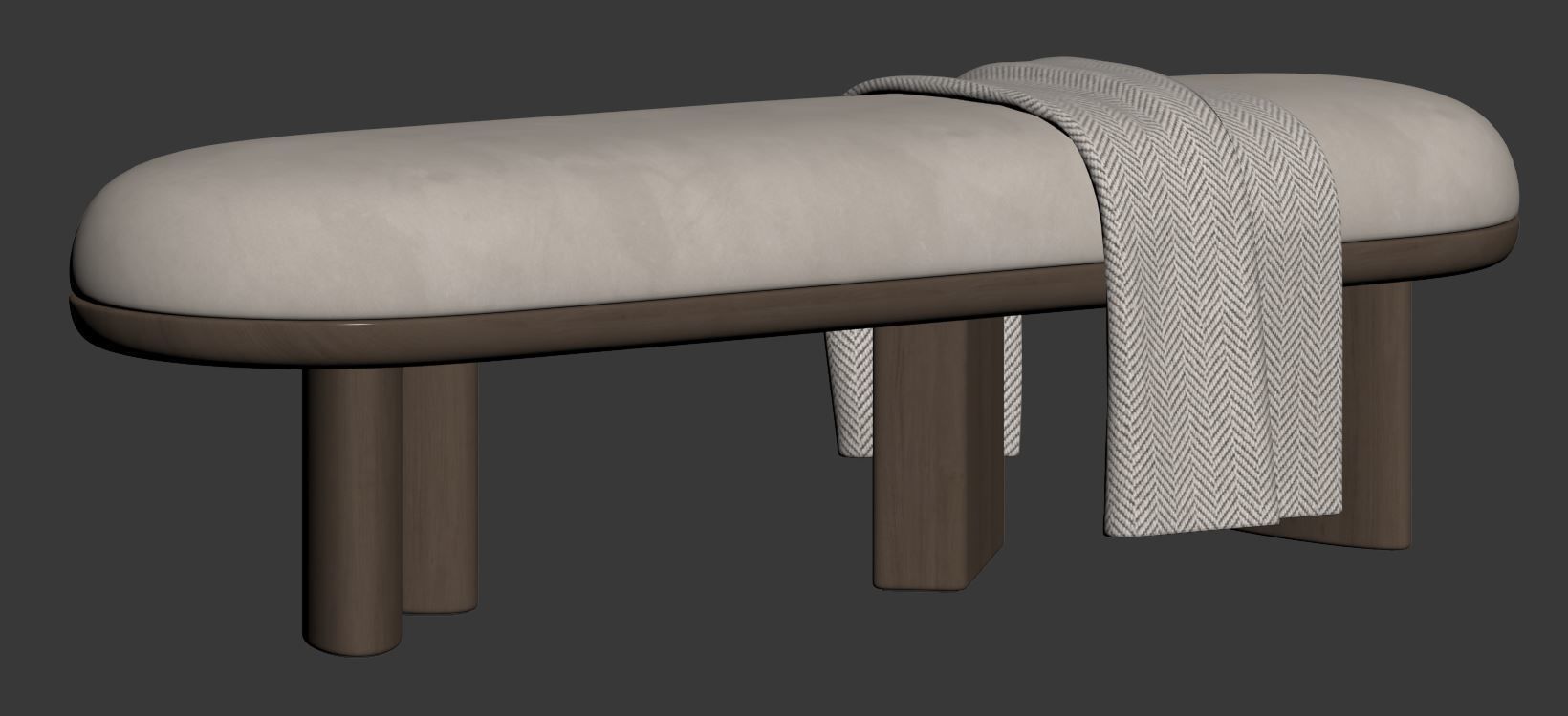 Corbu Bench By Demuro Das 3D model_18