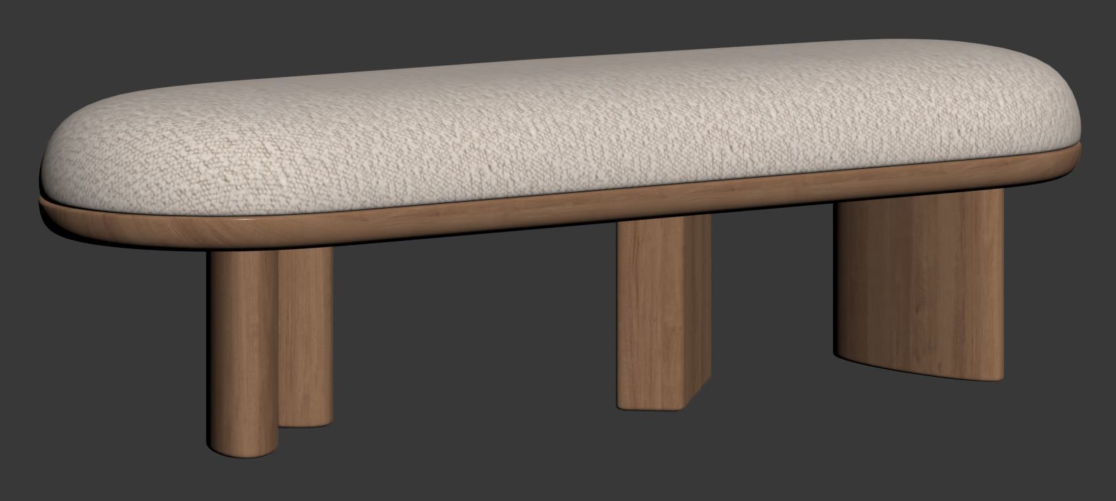 Corbu Bench By Demuro Das 3D model_20