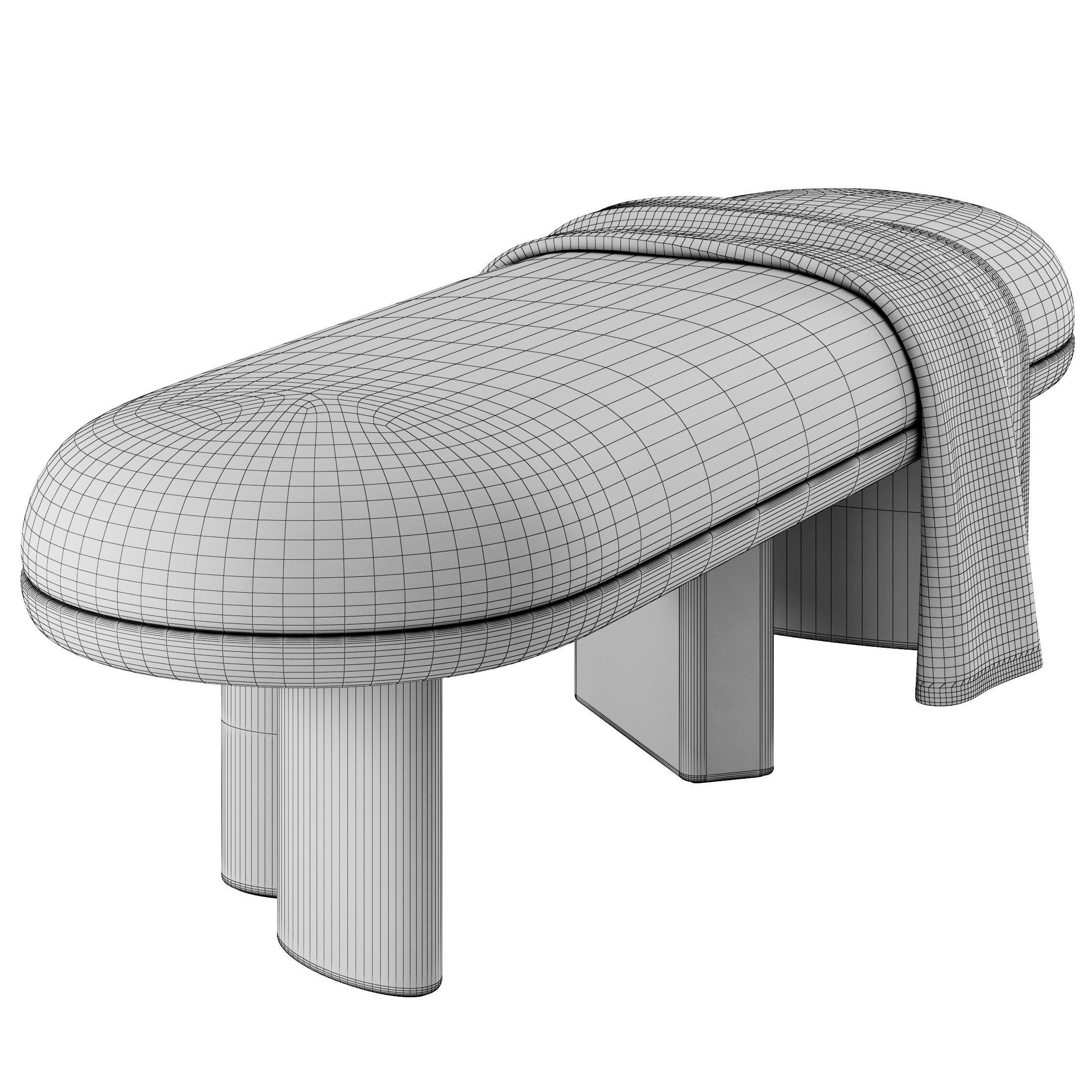 Corbu Bench By Demuro Das 3D model_22