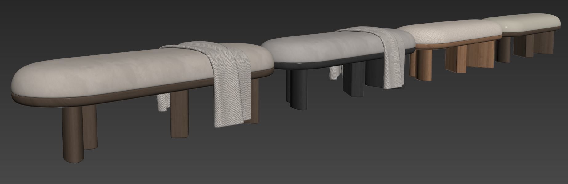 Corbu Bench By Demuro Das 3D model_11