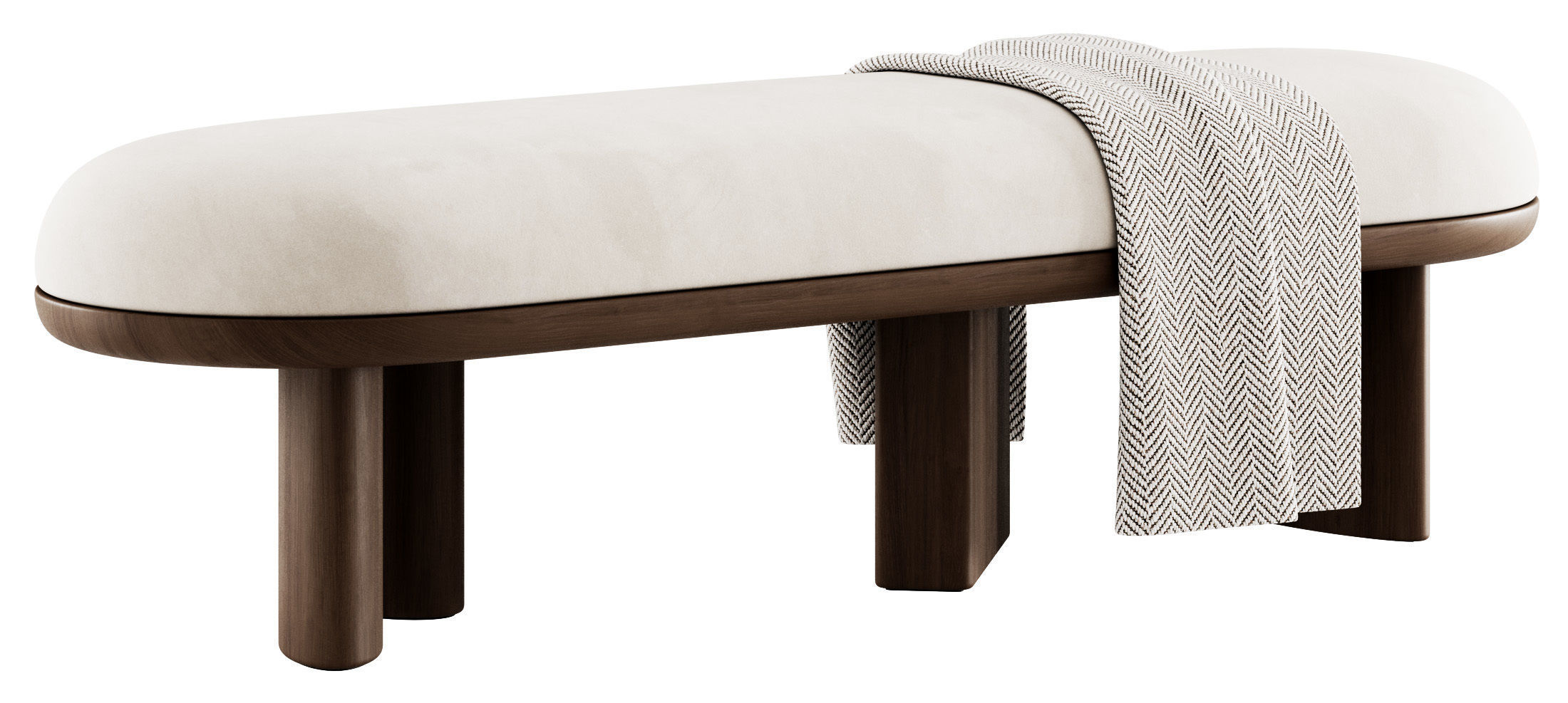 Corbu Bench By Demuro Das 3D model_7