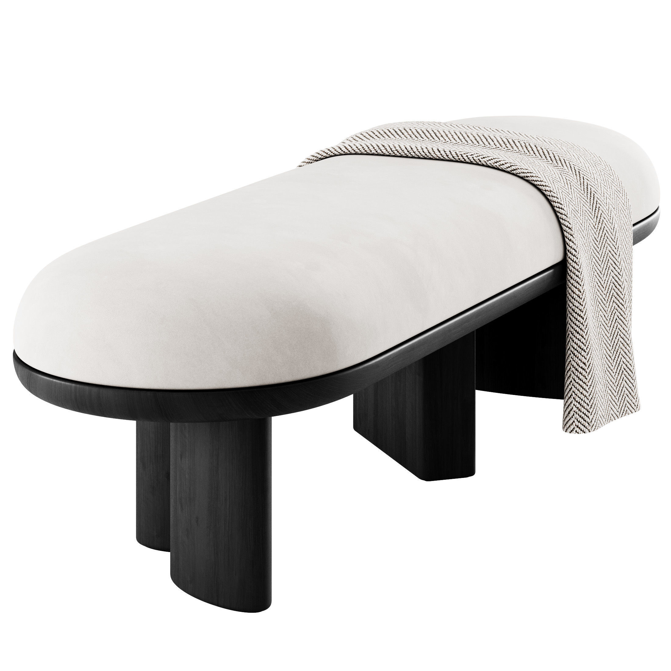 Corbu Bench By Demuro Das 3D model_1