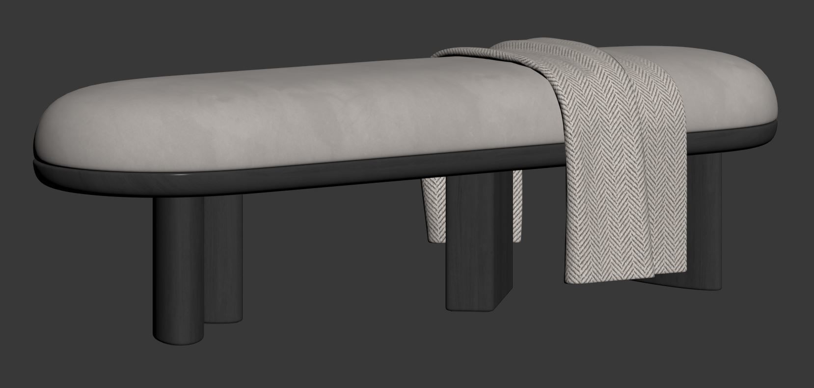 Corbu Bench By Demuro Das 3D model_19