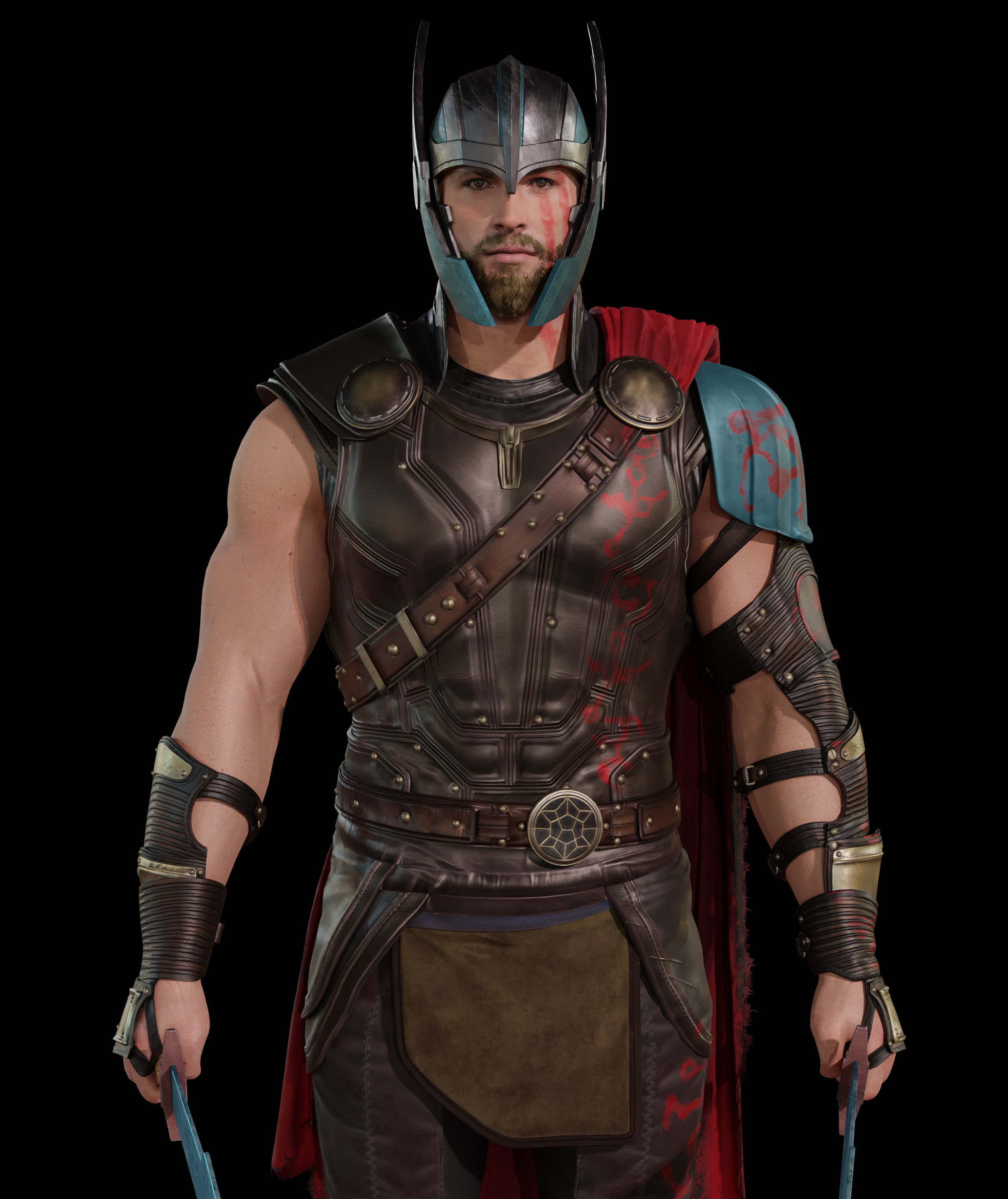 Thor Odinson from Thor Ragnarok -Thor 3- 3D model_2