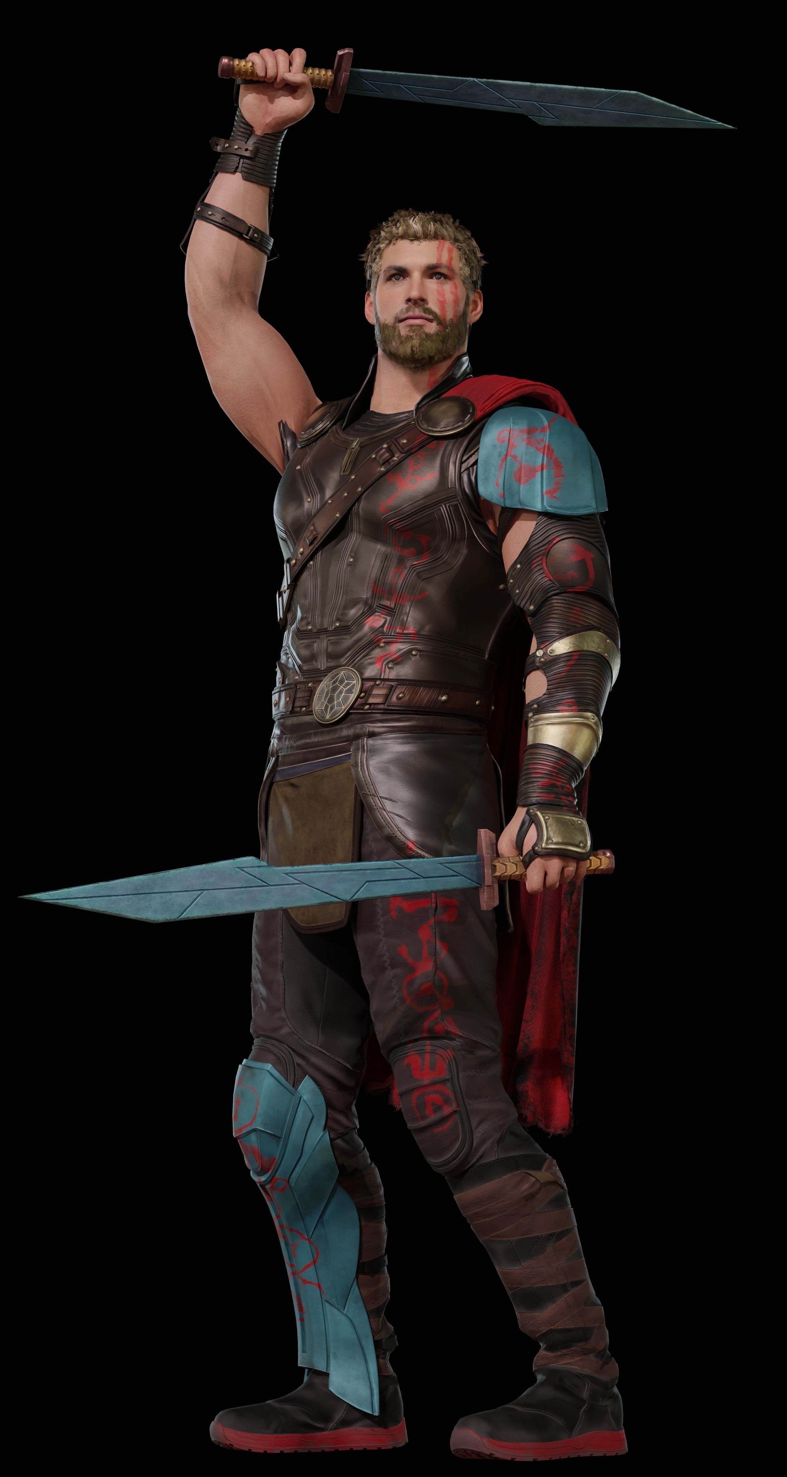 Thor Odinson from Thor Ragnarok -Thor 3- 3D model_3