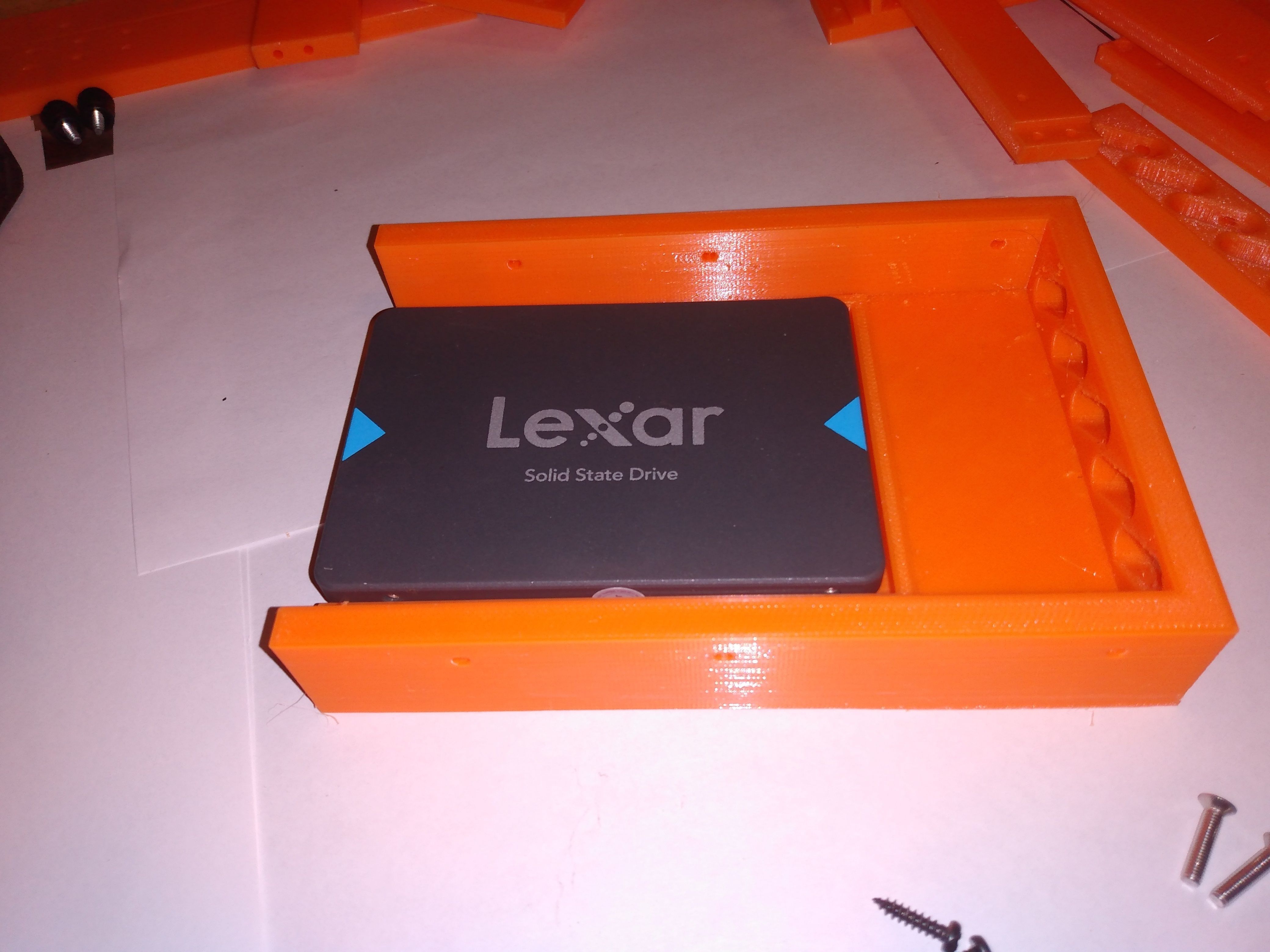 2 5 inch to 3 5 inch hard drive adapter caddy 3D print model_8