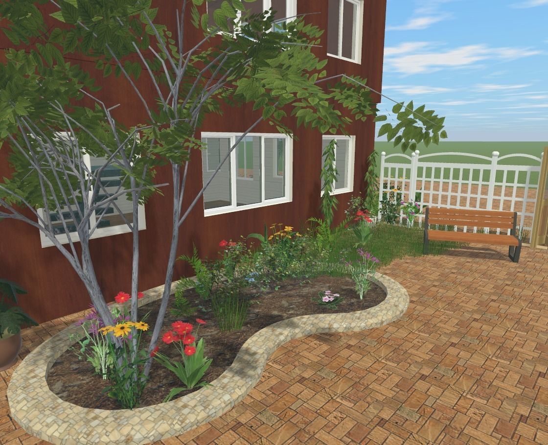 The big beach house Low-poly 3D model_4