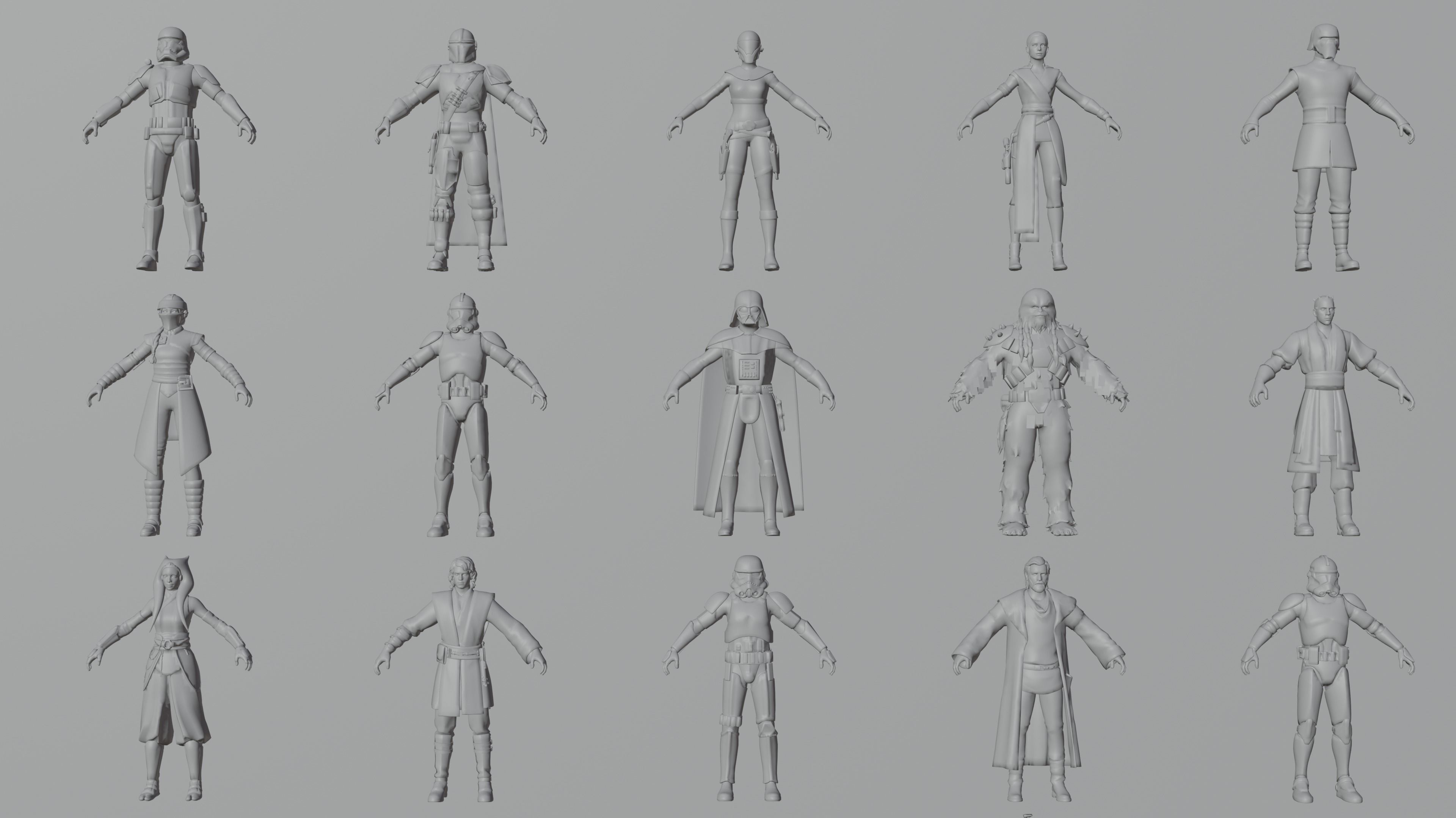 Star Wars Model Bundle Pack 3D model_28