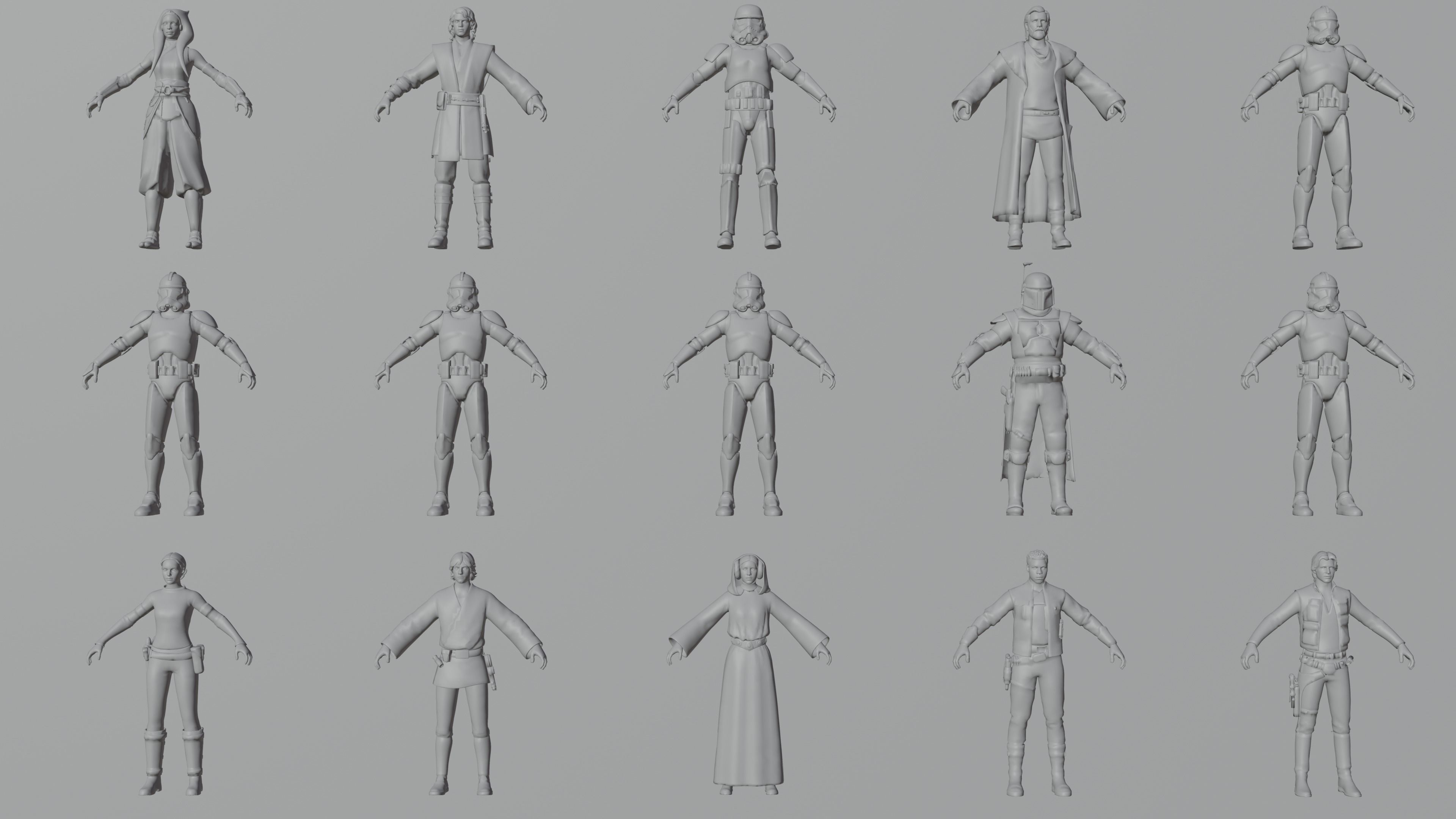 Star Wars Model Bundle Pack 3D model_29