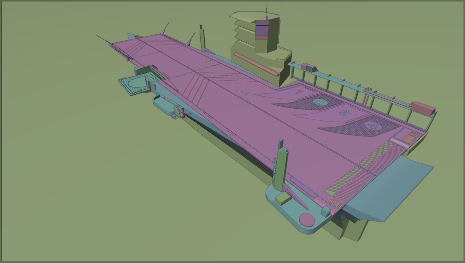 Light Carrier Low-poly 3D model_2