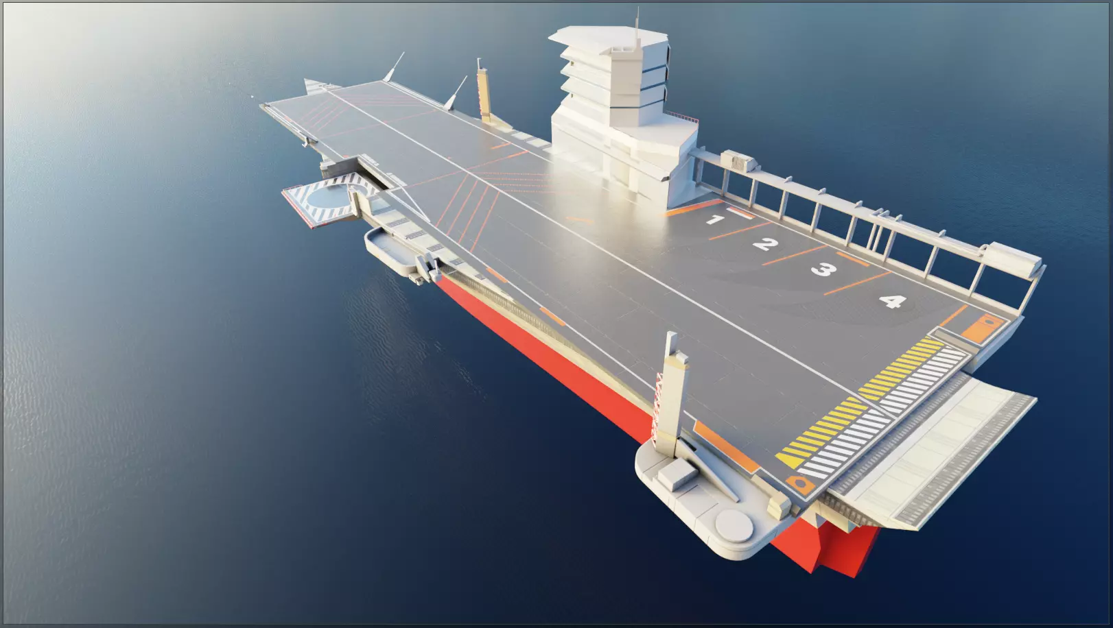 Light Carrier Low-poly 3D model_0