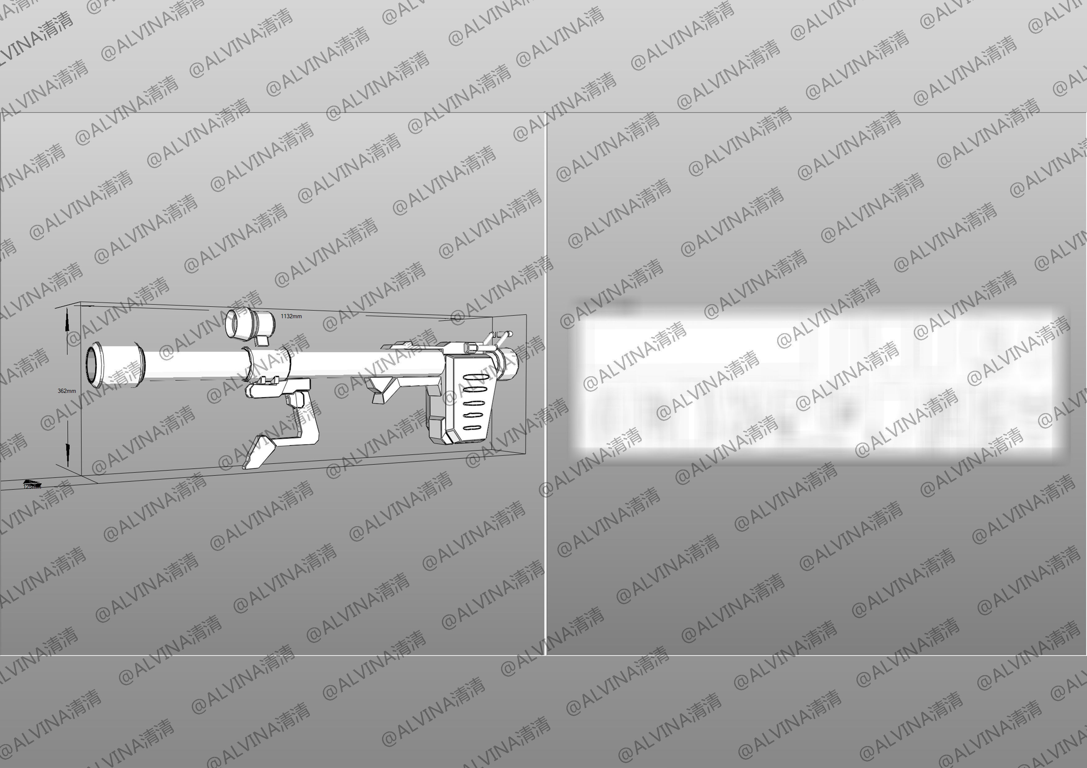 Gundam RX-78-2 Armor - DIY Cosplay Pepakura Foam Template Low-poly 3D model_22