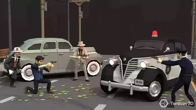 Mafia LowPoly Pack 