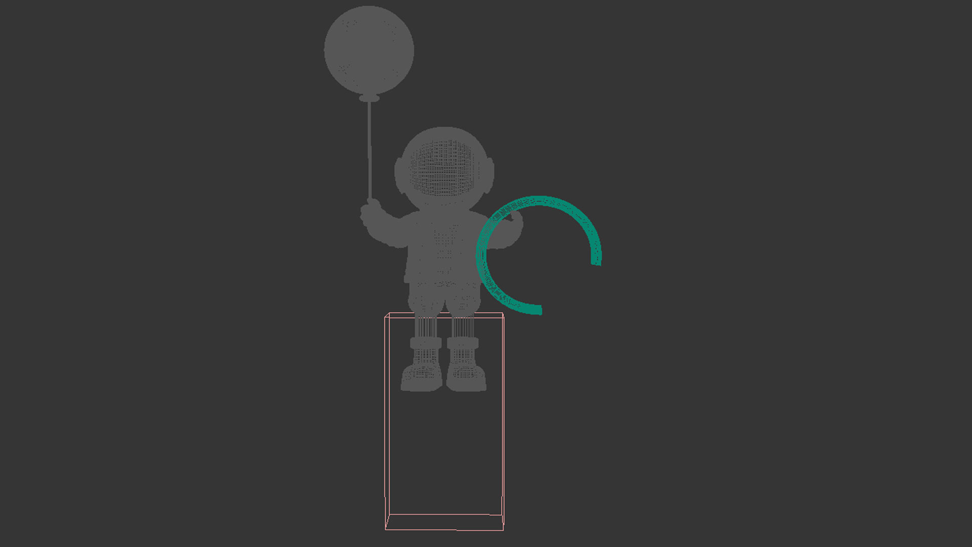 3D Astronaut Lamp Light model 3D model_7