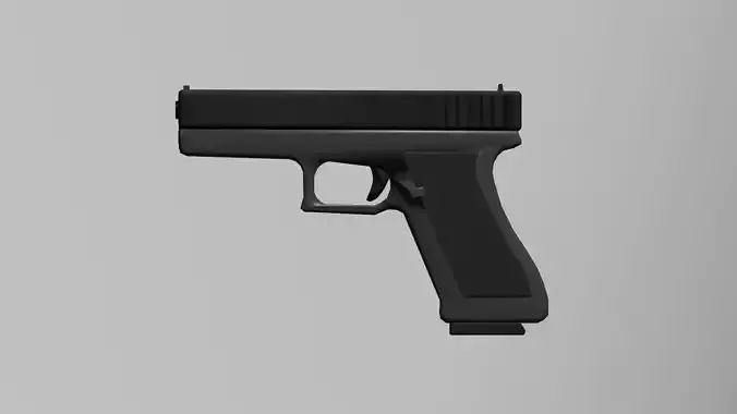 Glock 17 Low Poly