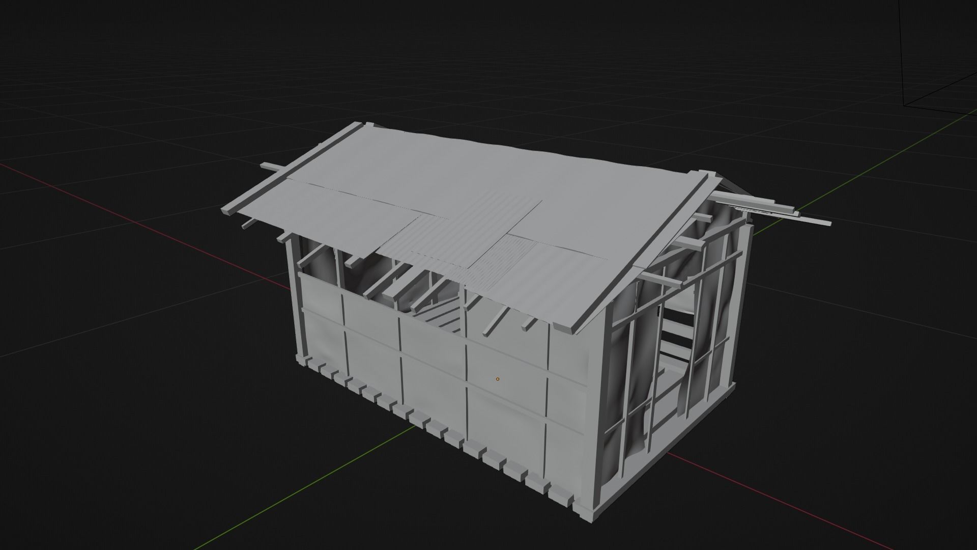 slums house Free 3D model_3