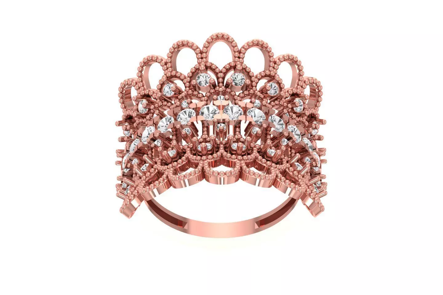 Women Wedding Engagement Ring 3D print model